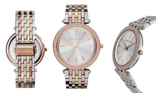 Michael Kors Ladies Darci Stainless Steel Watch - Brand New