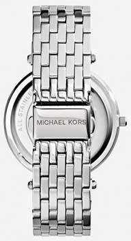 Michael Kors Ladies Silver Darci Stainless Steel Watch - Brand New !!