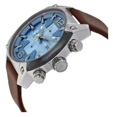 Diesel Overflow Analog Blue Dial Men`s Watch - BRAND NEW !!