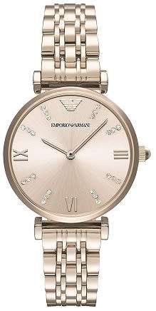 Emporio Armani AR11059 Ladies Rose Gold Stainless Steel Watch - BRAND NEW !!