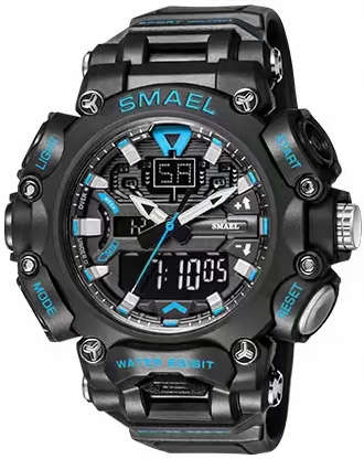 SMAEL 8053 Men`s Multi Function Sports LED Wristwatches - BRAND NEW !!  4 Colors Available !!