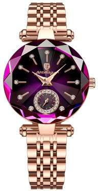 POEDAGAR Luxury Stainless Steel Diamond Ladies Watch - BRAND NEW !!