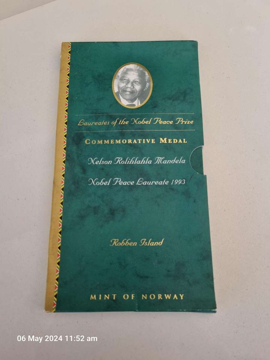 ****1X 1993 NOBEL PEACE LAUREATE N.R.MANDELA `ROBBEN ISLAND`MINT OF NORWAY SET****