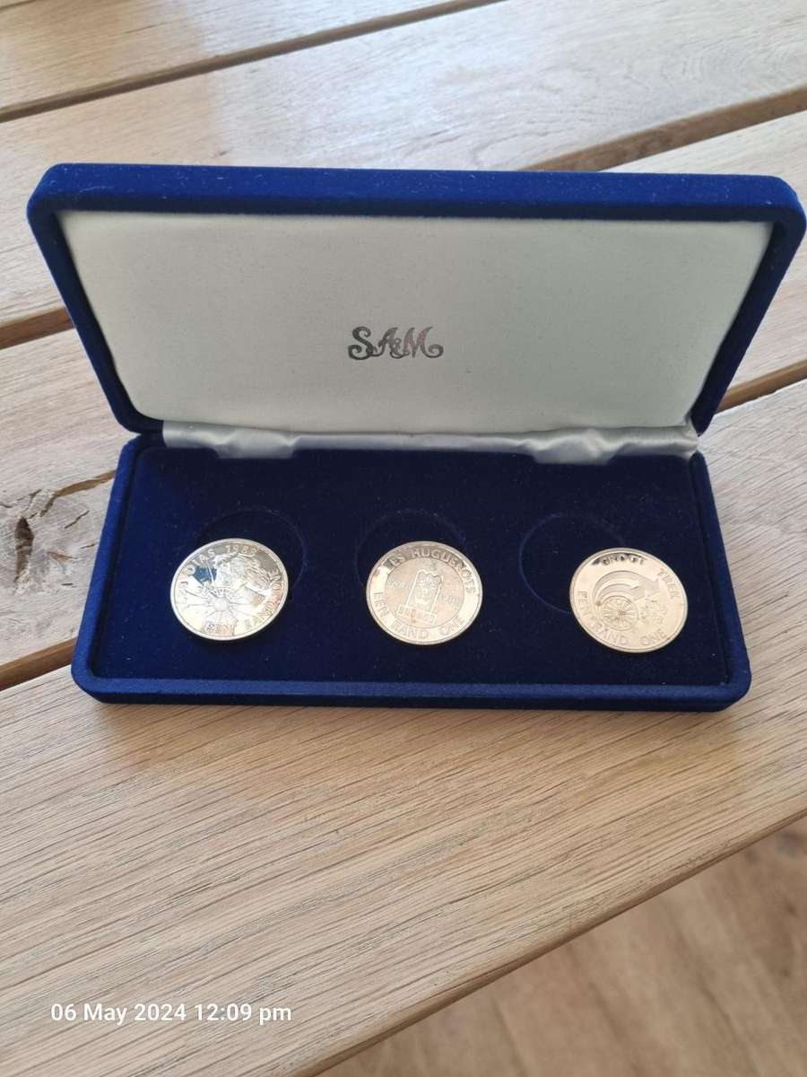 ****1X 1988 VOORTREKKER-DIAS-HUGUENOT SILVER PROOF R1 SET****