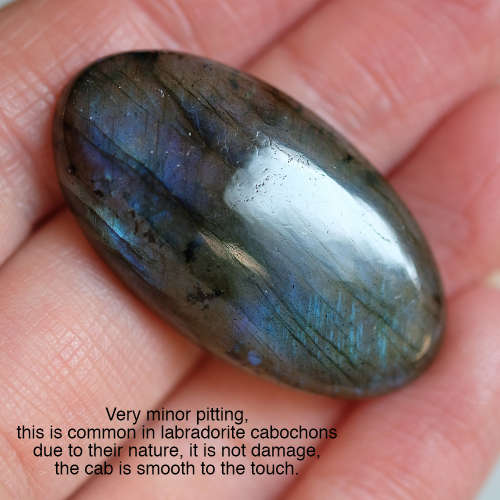 42.8ct Large Labradorite Cabochon - DISCOUNTED.