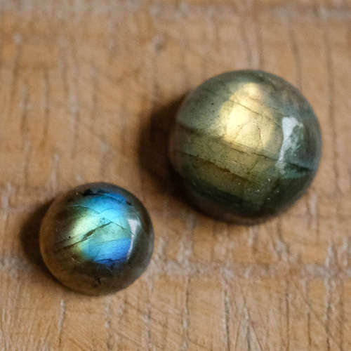 x2 Labradorite Cabochons