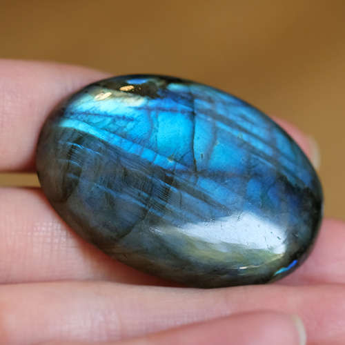 102.5ct Extra Large Blue Labradorite Cabochon 47.4mm