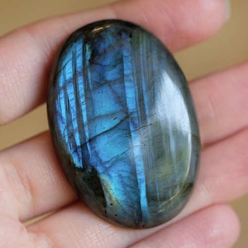 102.5ct Extra Large Blue Labradorite Cabochon 47.4mm