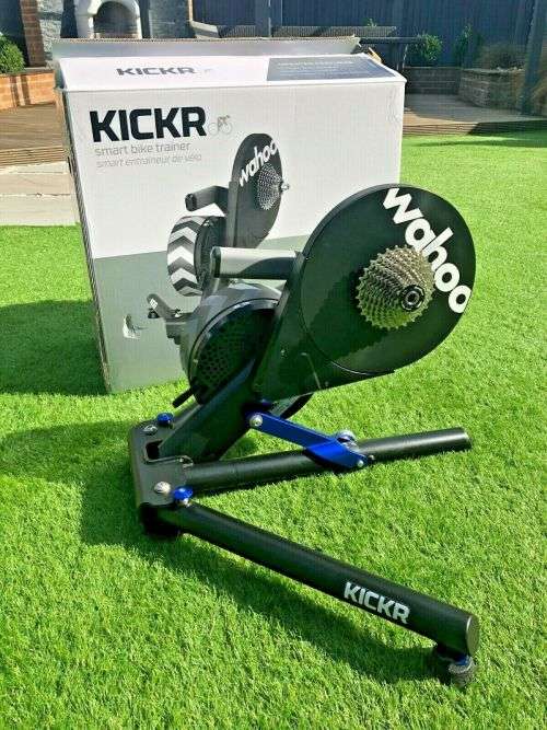 Wahoo Kickr WFBKTR118 Smart Trainer 2018 plus Kickr Headwind Fan and  Kickr climb