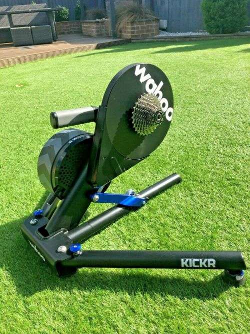 Wahoo Kickr WFBKTR118 Smart Trainer 2018 plus Kickr Headwind Fan and  Kickr climb