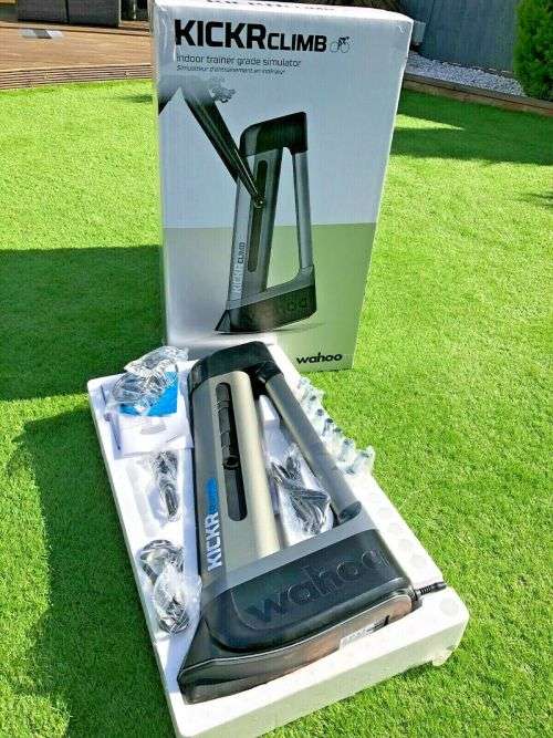 Wahoo Kickr WFBKTR118 Smart Trainer 2018 plus Kickr Headwind Fan and  Kickr climb