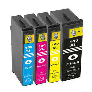 Compatible Lexmark 100XL Set of 4 Cartridges