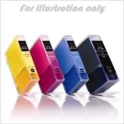 Set of 4 Ink Cartridge- Canon iP (BCI-3e + BCI-6) Series