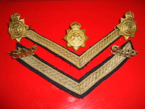 COLLECTION of S A POLICE items