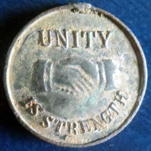 ## Unity is Strength In memory of the victims of strike July 1913 medallion  ##