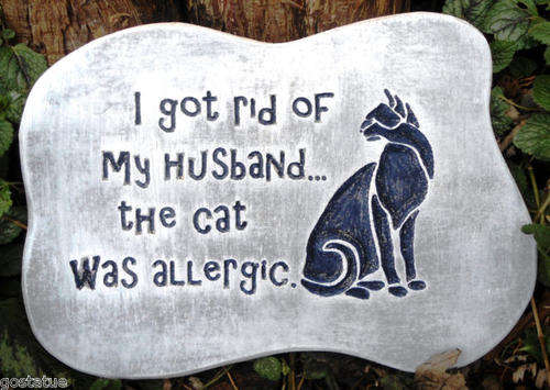 R60 - "MY CAT "  FUN HANGING PLAQUE GARDEN DECOR