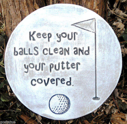 Outdoor / Indoor Bar/ Braai/ Patio / Wall/garden Decor Plaque- Fun Golf Wall Hanging