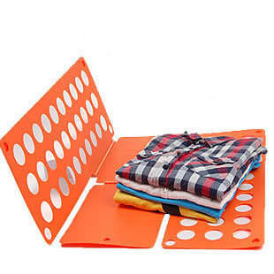 Laundry Clothes Flip Folder - Adult Clothes Folder ORANGE