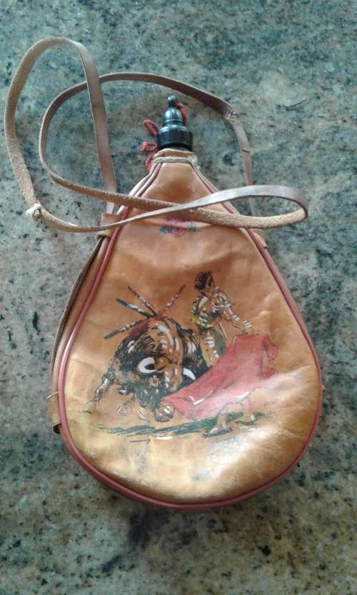 Leather Spanish Wine Bag