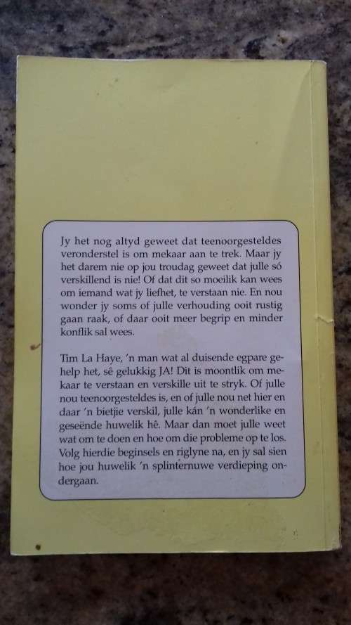 Ek het jou lief, maar ek verstaan jou nie deur Tim La Haye