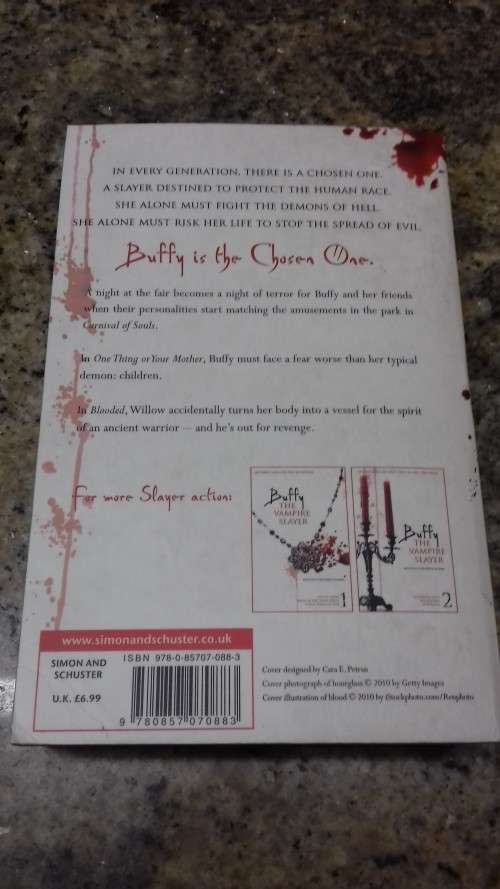 Buffy The Vampire Slayer Carnival of souls one Thing or your mother Blooded No 3 (Paperback)