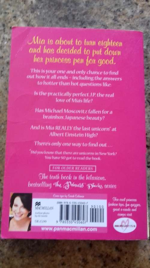 The Princess Diaries Ten out of Ten by Meg Cabot (Paperback)