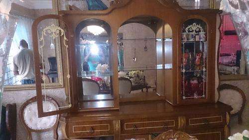 Umbuya wood, 2 piece Antique cabinet +- 19years old