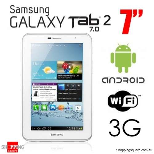 ** SAMSUNG TAB 2 7.0 - P3100 ** WHITE ** 16 GB ** 3G, BLUETOOTH, WIFI ** EXCELLENT CONDITION **