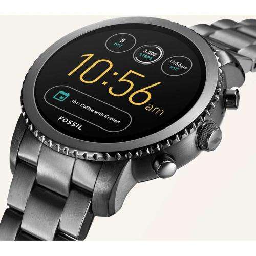 * NEW & LATEST * FOSSIL Q GEN 3 SMARTWATCH EXPLORIST * BLACK FULL METAL * BOXED