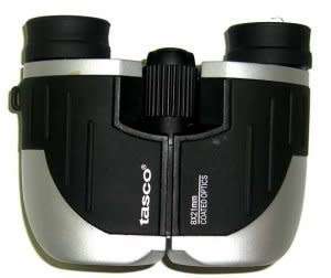 # TASCO BINOCULARS 8x21MM # COATED OPTICS # 13/1000m SPL 821-1 # FREE POUCH BAG & STRING #