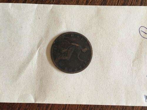 1924 BRITISH HALF PENNY.