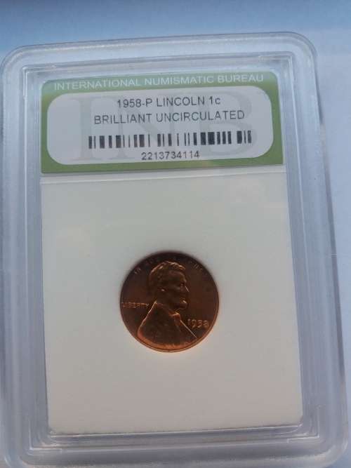 " NEW STOCK " USA 1958 PRESIDENT LINCON 1c "BRILLIANT UNCIRCULATED"