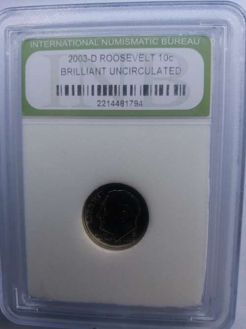 INB GRADED USA 2009 PRESIDENT ROOSERVELT 10c, 3 AVAILABLE.