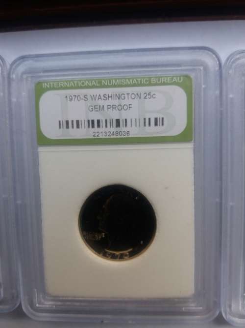 "INB COINS " USA 1990 PRESIDENT WASHINGTON 25c, 3 AVAILABLE.