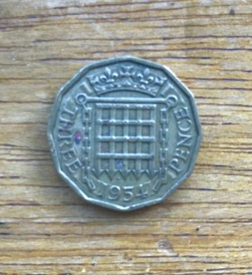 1941 BRITISH THREEPENCE CIRCULATED,.