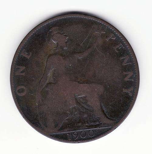 # 113 YEARS OLD # 1900 British 1d.