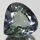 0.97ct Genuine Arusha Tanzanite Heart Pear. Natural Violet Blue.