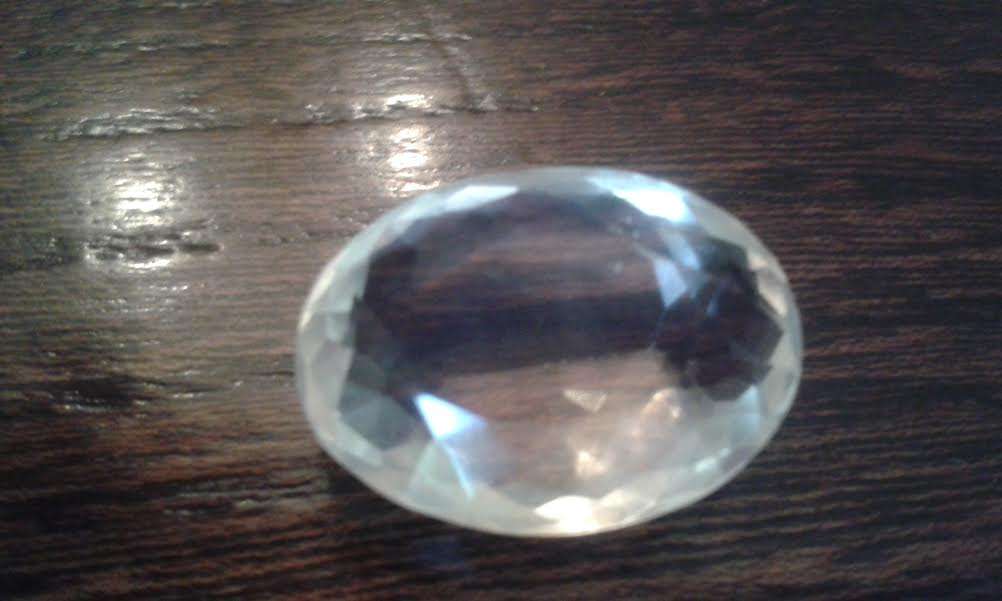 LARGE 21.12 cts Natural Lemon CITRINE Oval Checkerboard Cut.