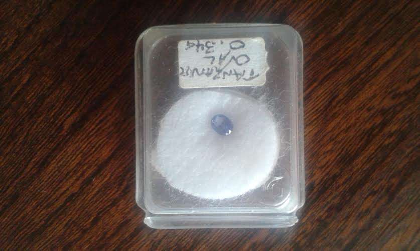 Natural 0.34ct Oval Cut Tanzanite.