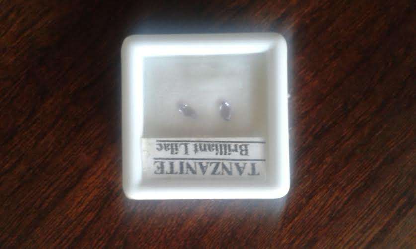 2 x 0.16ct Oval Cut Natural Tanzanites TCW 0.32ct..