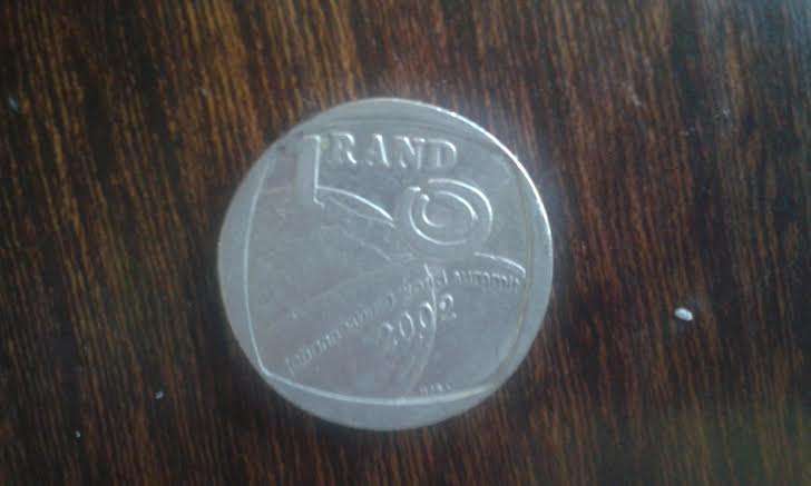 2002 Johannesburg World Summit R1 Coin Circulated.