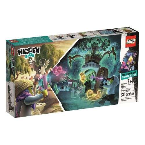 LEGO 70420 HIDDEN SIDE GRAVEYARD MYSTERY BUILDING SET, AR GAMES APP, INTERACTIVE AUGMENTED REALITY