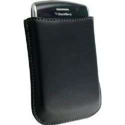 BLACK Leather pull pouch