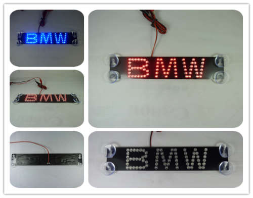 BMW third brake light led car light suction cup one-line (WHITE)