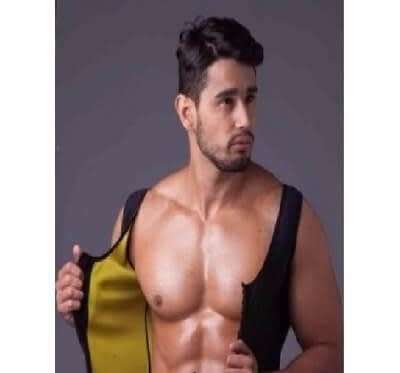 Hot Shapers Vest Male Fitness Top (Size - M) Zip