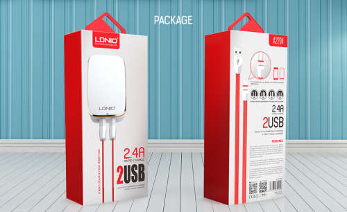 Ldnio A2204 2 USB Port Travel Charger adapter