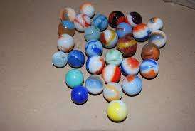 Milky marbles +- 40 per packet
