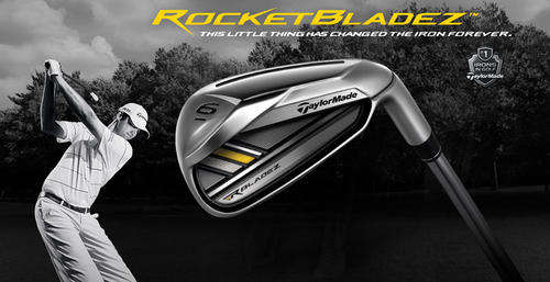 ***Taylormade ROCKETBLADEZ steel irons, 4 - sw, AS NEW!***