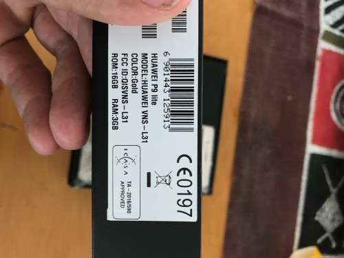 ***Hauwei P9 Lite, GOLD, Brand new in box!***