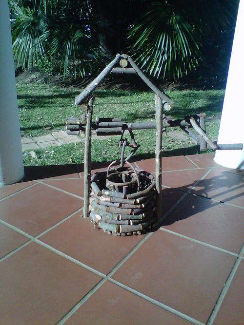 Wedding Decorations - Twig art - WISHING WELL